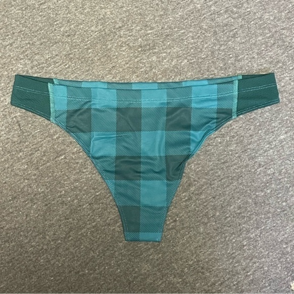 NWOT - Shinesty Plaid & Simple Green Cooling Thong (ParadICE / Medium)